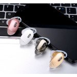 Wholesale Small Size Metallic Style Bluetooth Headset T-001 (Bronze)